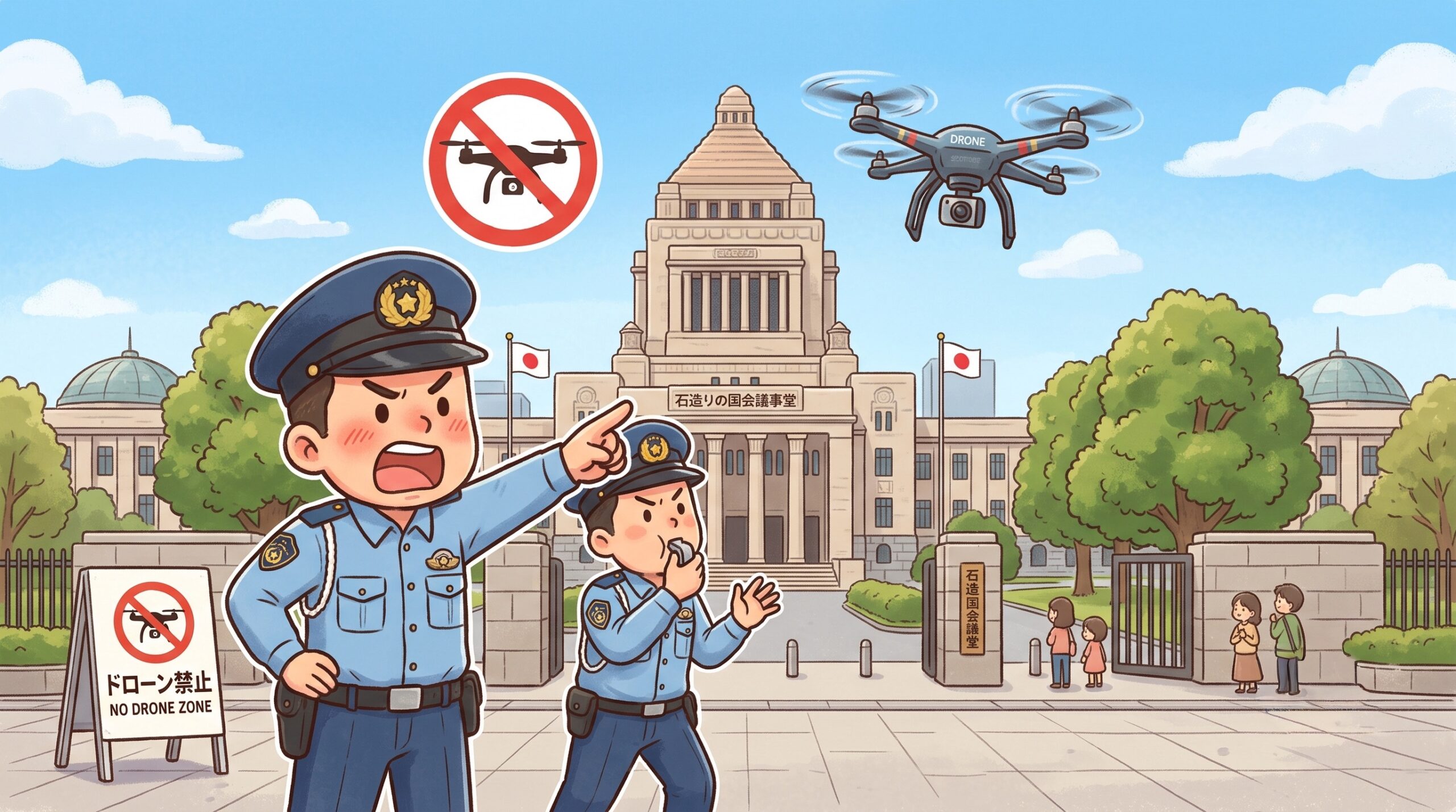 【必読】ドローン小型無人機等飛行禁止法が変わる！